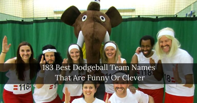 Best Dodgeball Team Names