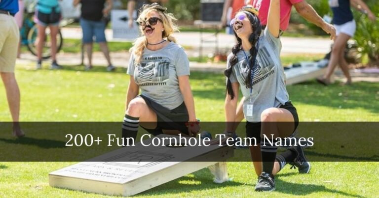 Fun Cornhole Team Names