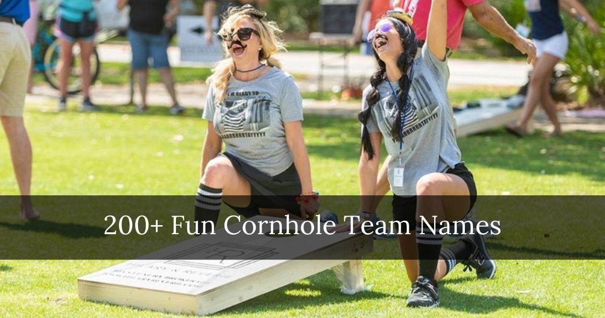 Fun Cornhole Team Names