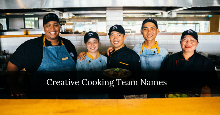 creative cooking team names