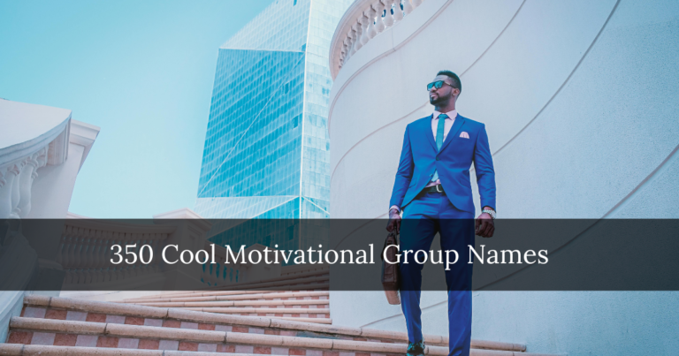 motivational group names