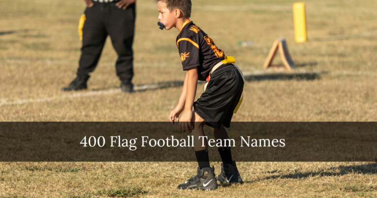 flag football team names