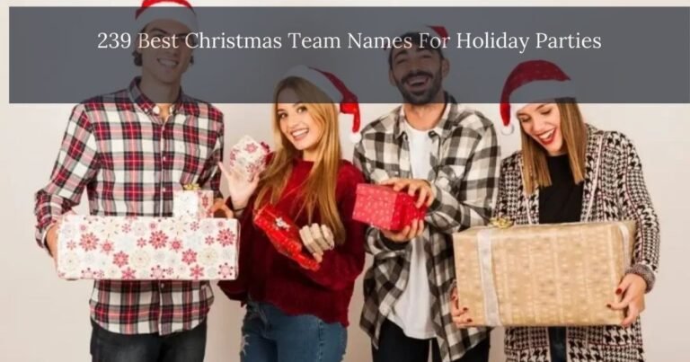 Best Christmas Team Names