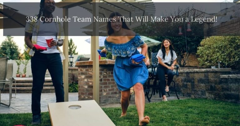 Cornhole Team Names