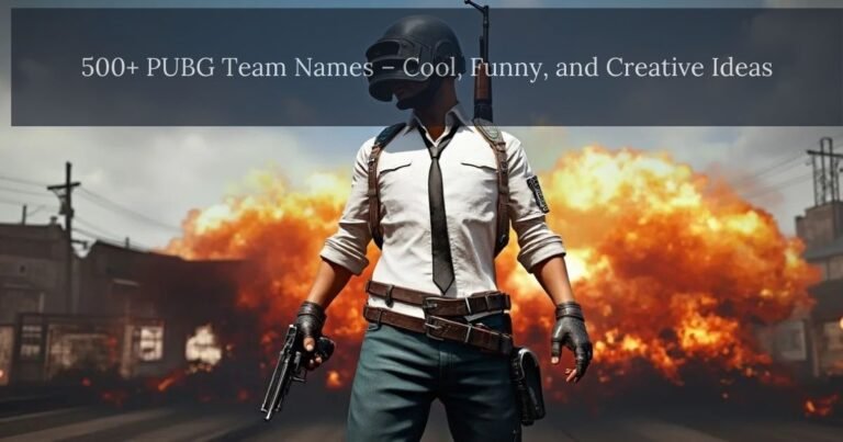 PUBG Team Names