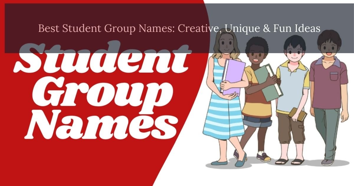 Best Student Group Names Creative Unique Fun Idea