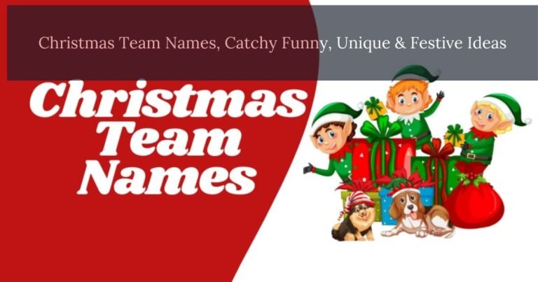 Christmas Team Names